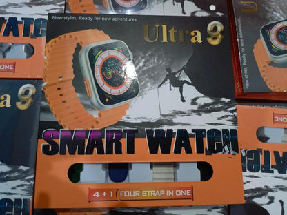 4 In 1 Straps Ultra 9 Smartwatch