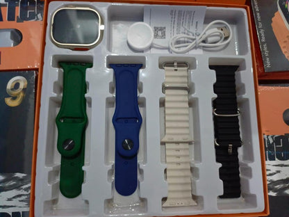 4 In 1 Straps Ultra 9 Smartwatch