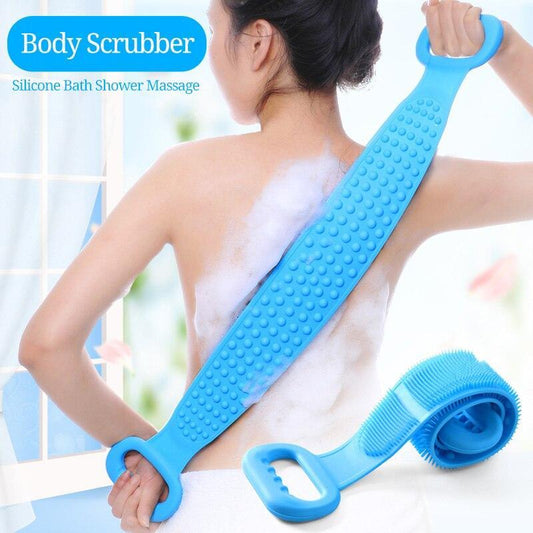 Silicone Back Scrubber Belt for Bathing