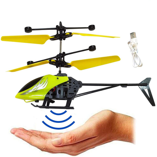 Rechargeable Hand Induction Control Flying Helicopter