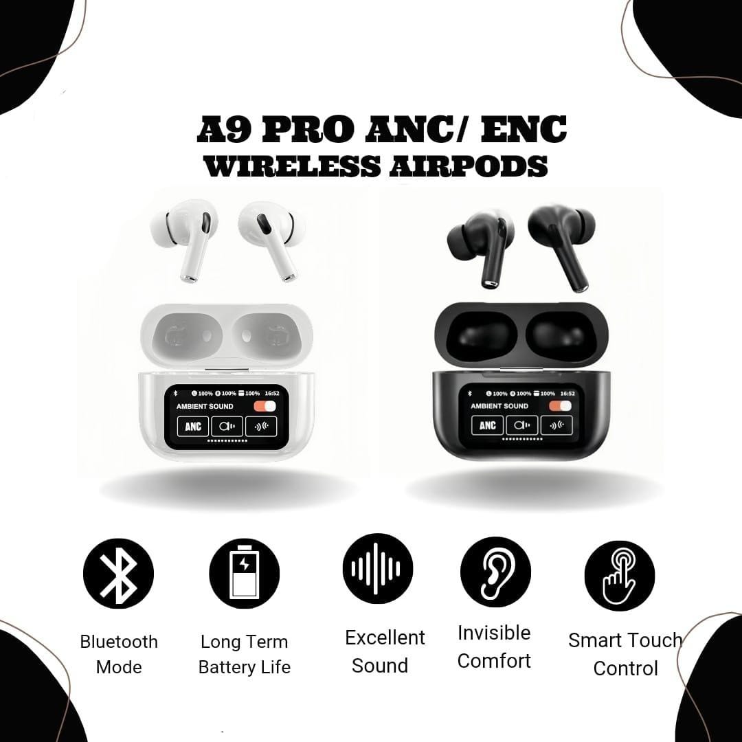 A9 Pro ANC/ENC Wireless AirPods